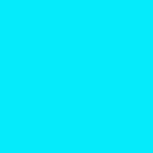 Cyan Color: #05ebfb